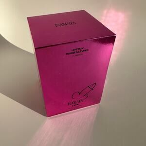 Isamaya Lips Sheer Lipstick Balm with Refillable Case BNIB Flamingo Pink Ltd Ed